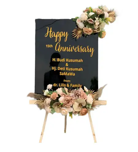 Papan Bunga Akrilik Junti